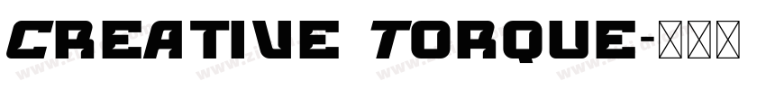 Creative Torque字体转换